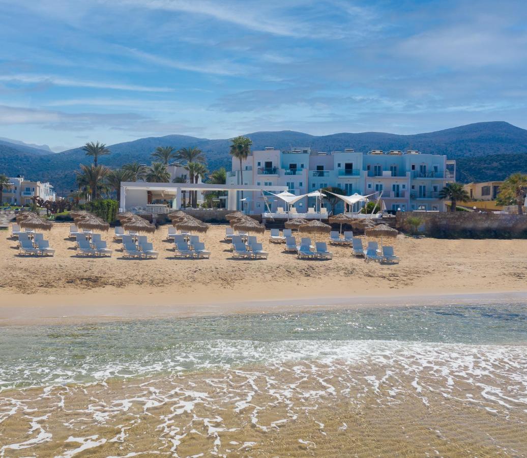Akrogiali Beach Hotel Apartments มาเลีย ภายนอก รูปภาพ